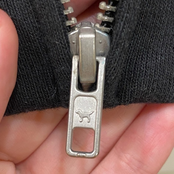 Sherpa Hoodie PINK Victoria’s Secret Zip Up - Picture 8 of 8